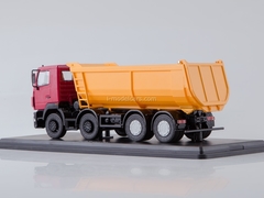 MAZ-6516 tipper U-shaped body red-yellow 1:43 Start Scale Models (SSM)