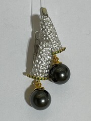 Жемчуг 360 (серьги из серебра)