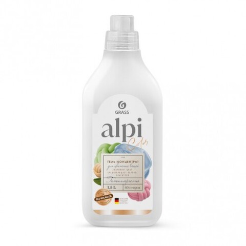 GraSS ALPI Гель для стирки цветных вещей 1,8л