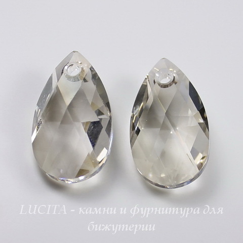 6106 Подвеска Сваровски Капля Crystal Silver Shade (28 мм) ()