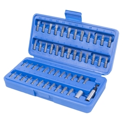 KING TONY (1050CQ) Набор вставок (бит) 1/4", HEX, TORX, Phillips, Slotted, Pozidriv, 50 предметов