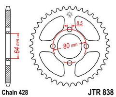 Звезда ведомая JTR838 38
