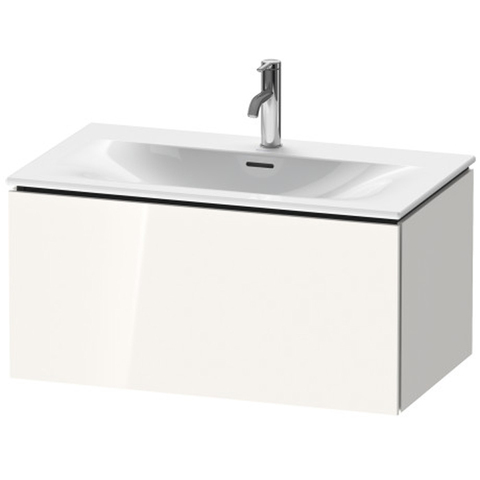 Duravit L-Cube LC613702222 Тумба подвесная под раковину, 1 выдвижное отделение, 400x820x481мм, цвет White High Gloss