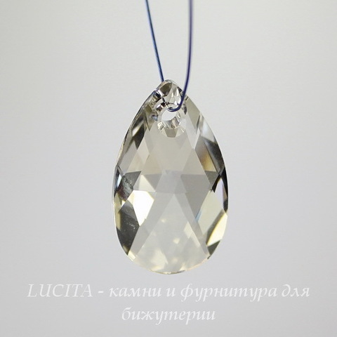 6106 Подвеска Сваровски Капля Crystal Silver Shade (28 мм) ()