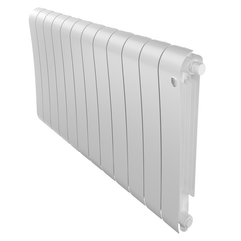 Royal Thermo Infinity 500 Bianco Traffico VR80, 12 секций - радиатор с нижним правым подключением