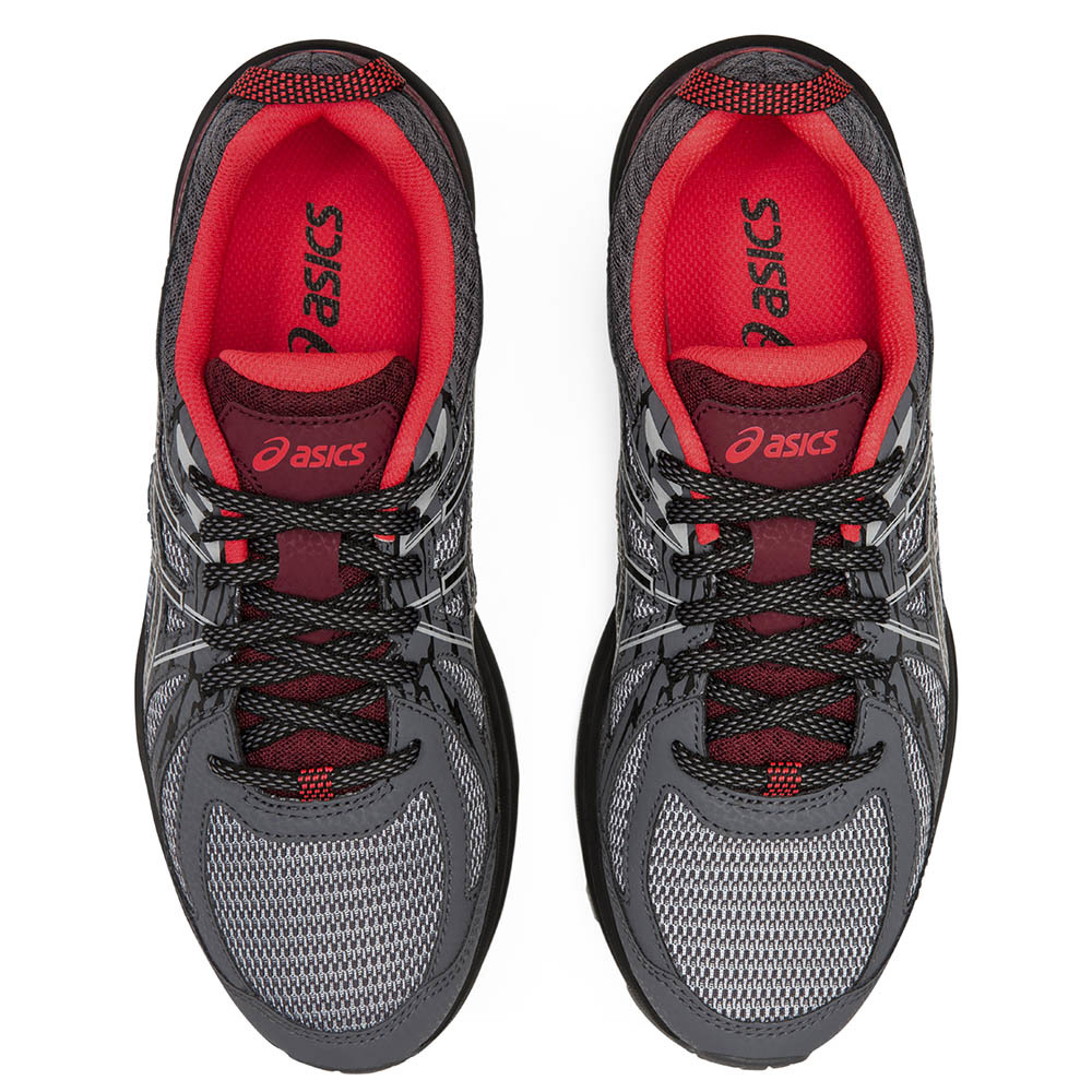 Asics Frequent Trail кроссовки-внедорожники для бега женские серые-красные - 4