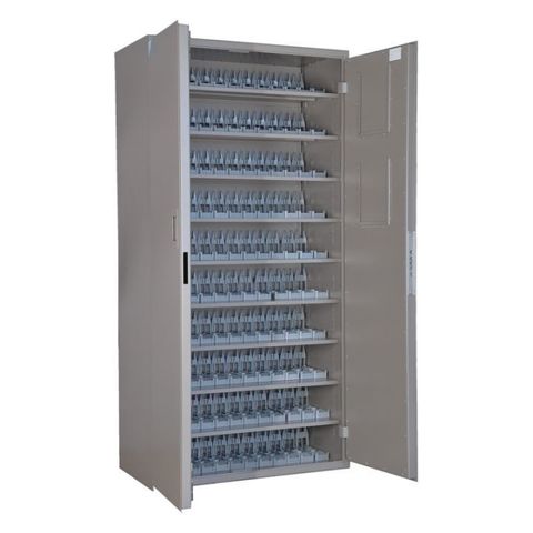 Шкаф оружейный ОШ-130 ПУ (с 130 универсальными ложементами)