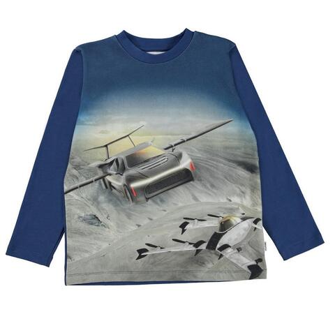 Футболка Molo с длинным рукавом Reif Reif Fly Cars Blue