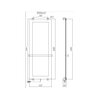 Allen Brau Infinity 8.21003.31 Полотенцесушитель электрический, цвет: чёрный