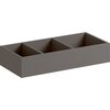 Geberit Xeno2 500.526.00.1 Вставка для выдвижного ящика Н-образная, 32.3x6.2x15см, Серый / Меламин, древесная структура