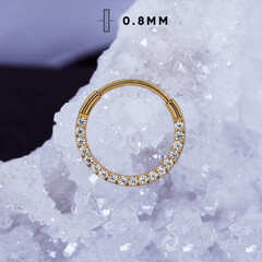 Кликер Side v.2 Crystal PVD Yellow 0.8мм
