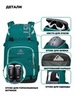 Картинка рюкзак для ботинок Nevo Rhino 9066-SY Green - 3
