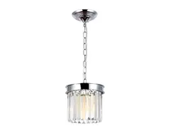 Подвесной светильник с хрусталем TR5101 CH/CL хром/прозрачный E14 max 40W D200*575