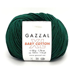 GAZZAL BABY COTTON XL (50% хлопок, 50% полиакрил, 50гр/105м)