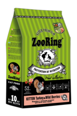 Корм для кошек ZooRing Kitten Turkey & Wild Berries Индейка с лесными ягодами 10 кг