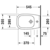 Duravit D-Code 22571500002 Биде подвесное