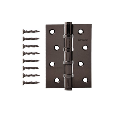 Петля дверная APECS 100x70-B4 Steel BN черный глянец (1 шт)