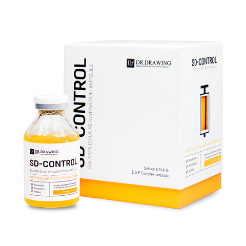 DR.DRAWING Skin Control Ampoule SD Омолаживающая сыворотка с ДНА лосося и EGF комплексом, 35 мл