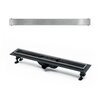 Timo Super Plast SP10600-PG10600 Водоотводящий желоб, цвет: нержавеющая сталь