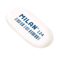 Ластик Milan 124 каучуковый 49х23х9 мм (3 штуки в упаковке)