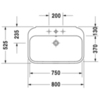 Duravit Happy D.2 2316800030 Раковина