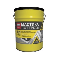 Мастика БПХ кровельн. битумно-полимерн. Технониколь №21 (Техномаст), 20 кг