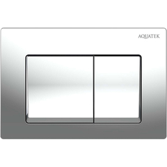 Aquatek Small TDI-0000005 Панель смыва, цвет: хром фото