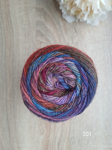 Lang Yarns Mille Colori Socks and Lace Lux 201