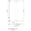 WasserKRAFT Tauber 64S02-100 Стеклянная шторка