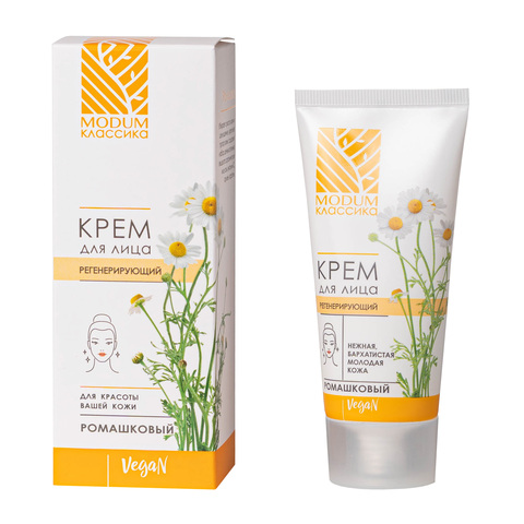 Modum КЛАССИКА Крем для лица регенерирующий Ромашковый, 50г (B142-134)