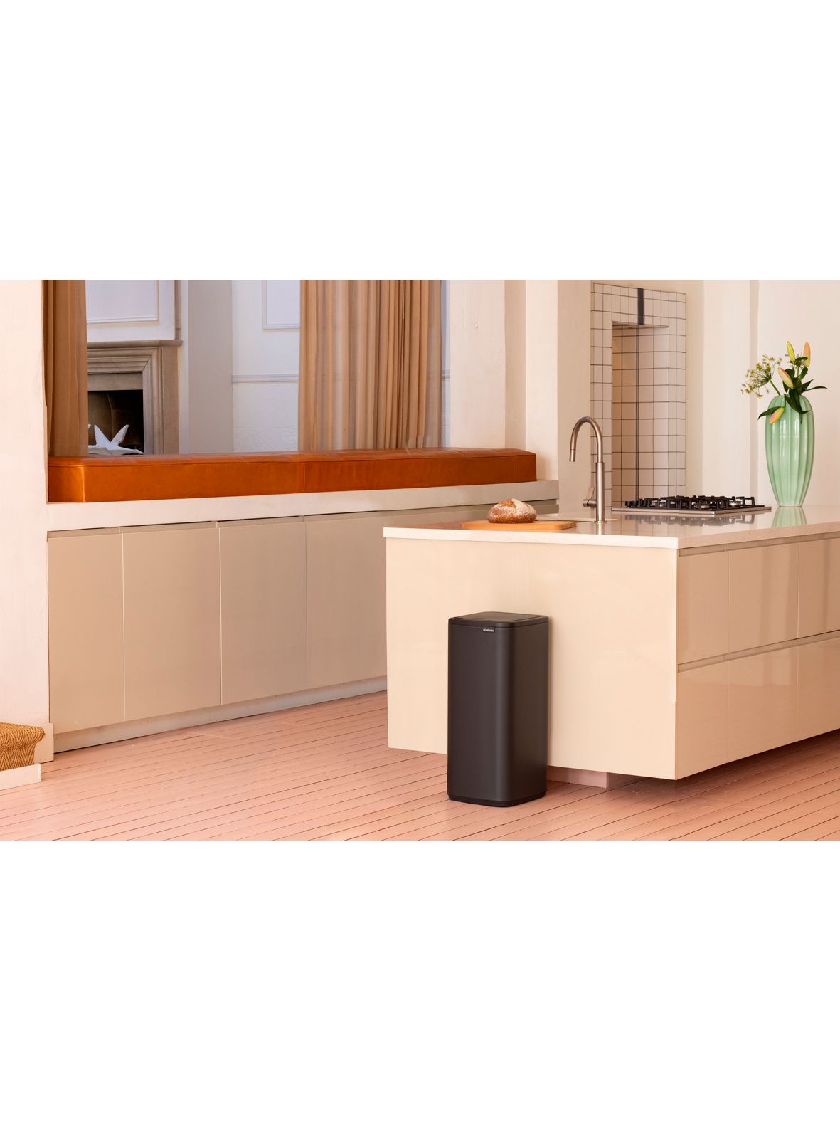 Мусорный бак Bo Bo Touch Bin (30 л), Минерально-графитовый, арт. 238284 - фото 9