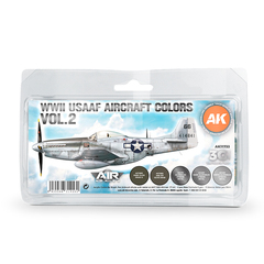 Набор красок AK interactive WWII USAAF Aircraft Colors Vol.2 Set 3G, 5 красок