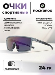 Очки спортивные Rockbros Polaric 14110028002 grey-violet
