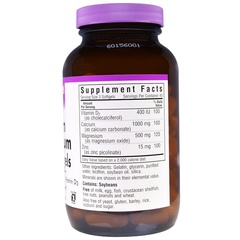 Bluebonnet Nutrition, кальций, магний, цинк, 120 мягких желатиновых капсул