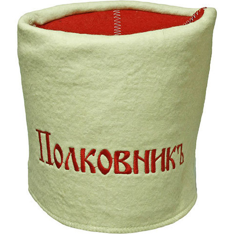 Папаха Полковник для сауны - 5