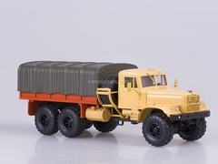 KRAZ-255B board with awning 1979 orange 1:43 Nash Avtoprom