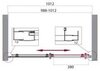 BelBagno Uno UNO-195-BF-1-100-P-CR Душевой уголок прямоугольный, цвет: хром