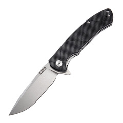 Фото Складной нож CJRB Taiga, сталь D2, Black G10