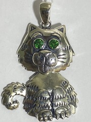 Мартовский кот (подвес из серебра)