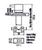 Creavit AC90L Кран запорный, цвет: хром