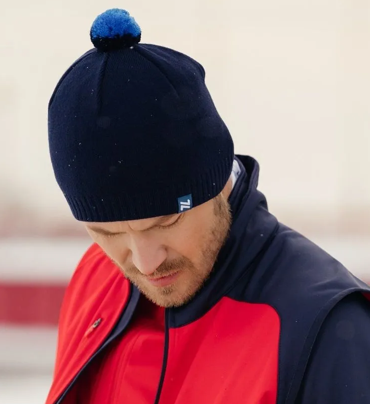 Лыжная шапка Nordski Sport темно-синяя - 9