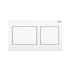 Viega Prevista Visign for style 21 773250 Панель смыва для унитазов, пластик альп белый, модель 8611.1 фото