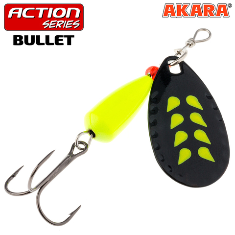 Блесна вращ. Akara Action Series Bullet 2 6 гр. 1/5 oz. A36