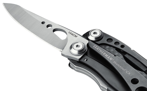 Мультитул Leatherman Skeletool CX 100 mm, 7 функций, чёрный, кробка картонная (830923)