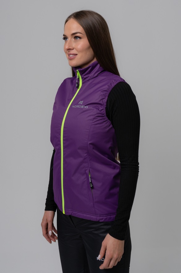 Nordski Motion теплый жилет женский Purple - 2
