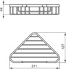 Ideal Standard Iom A9105XG Полочка для шампуня угловая