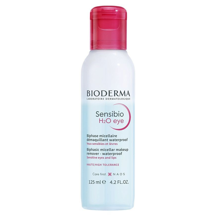 Двухфазное мицеллярное средство для глаз и губ BIODERMA Sensibio H2O Eye 125мл