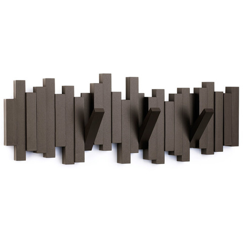 Вешалка настенная Sticks эспрессо Umbra