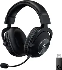 Гарнитура игровая беспроводная  Logitech G Pro X Wireless черный (981-000908)