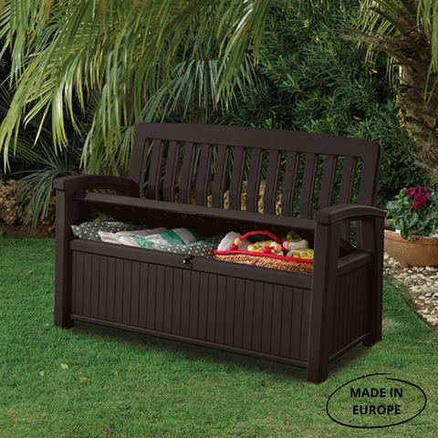 Keter Скамья Патио Бенч (Patio Bench) коричневая